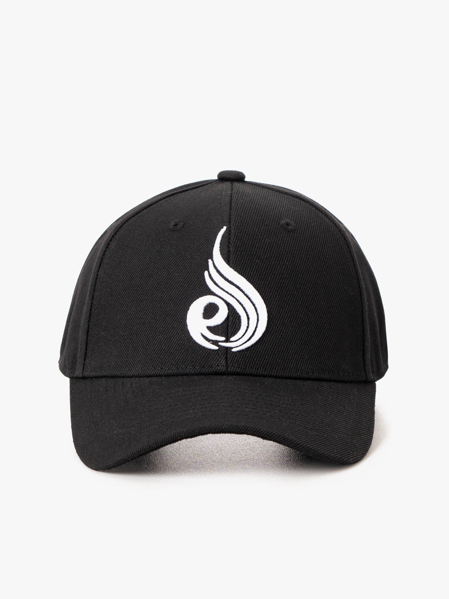 Ryderwear Adjustable Baseball Cap - Black & White Unisex Snapback Hat for Men & Women | Gym, Running, Outdoor Sports & Casual Wear