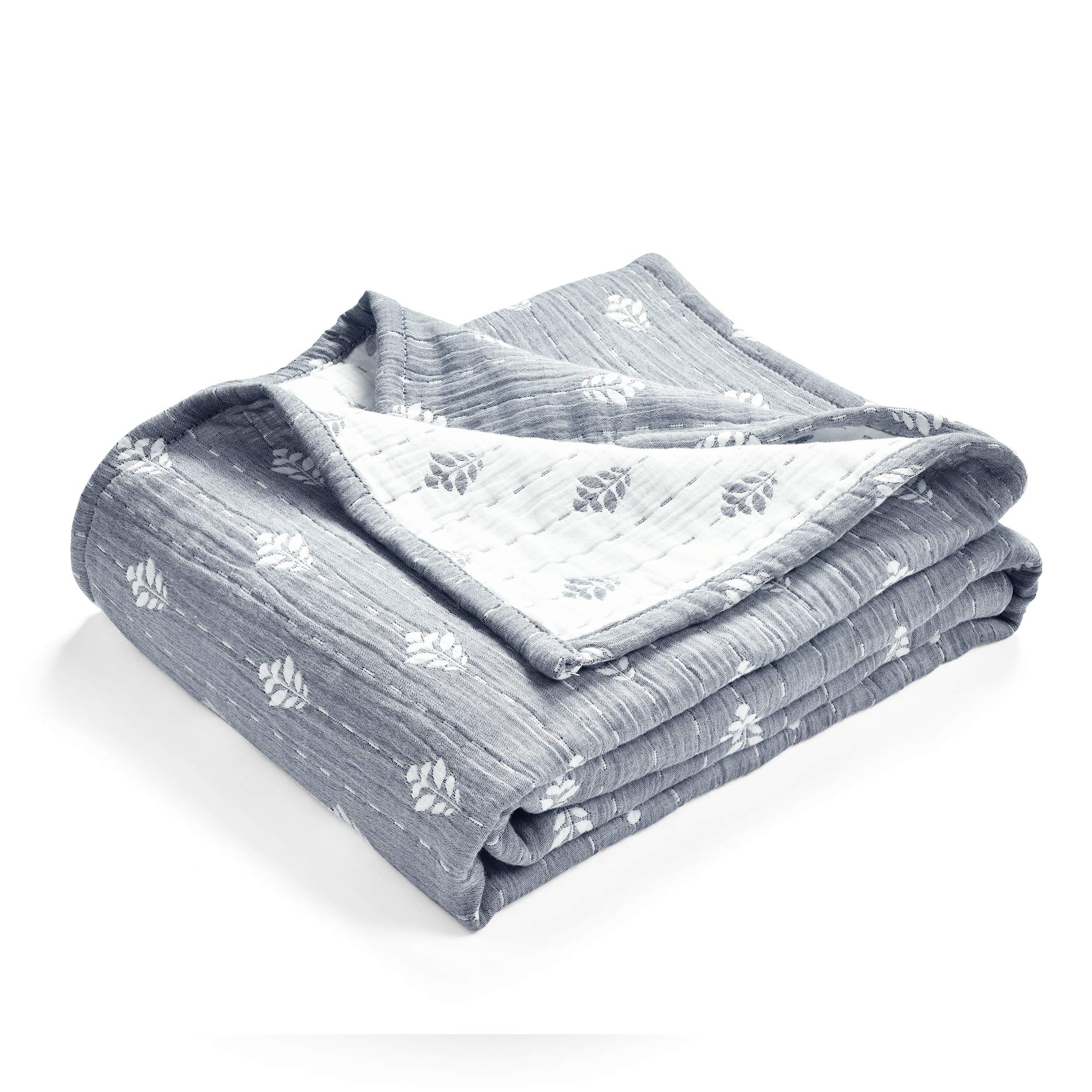 Lush Decor Hygge Cotton Jacquard Throw Blanket for Cozy Home Decor