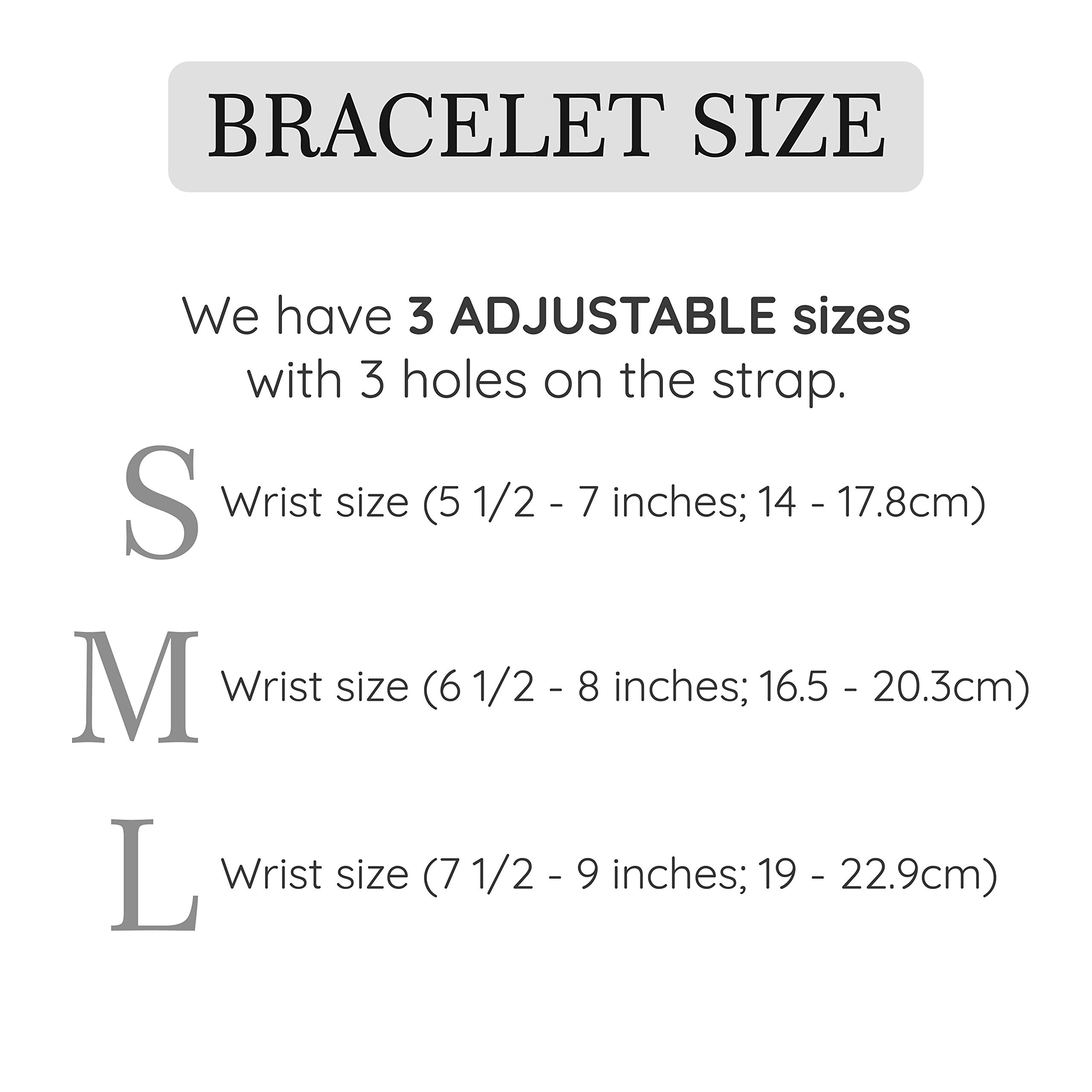 Custom Engraved Leather Bracelet for Men - Personalized Braided Leather Wristband with Message - Unique Christmas Gift for Boyfriend, Husband, Dad - Perfect for Anniversaries, Birthdays & Everyday Wear