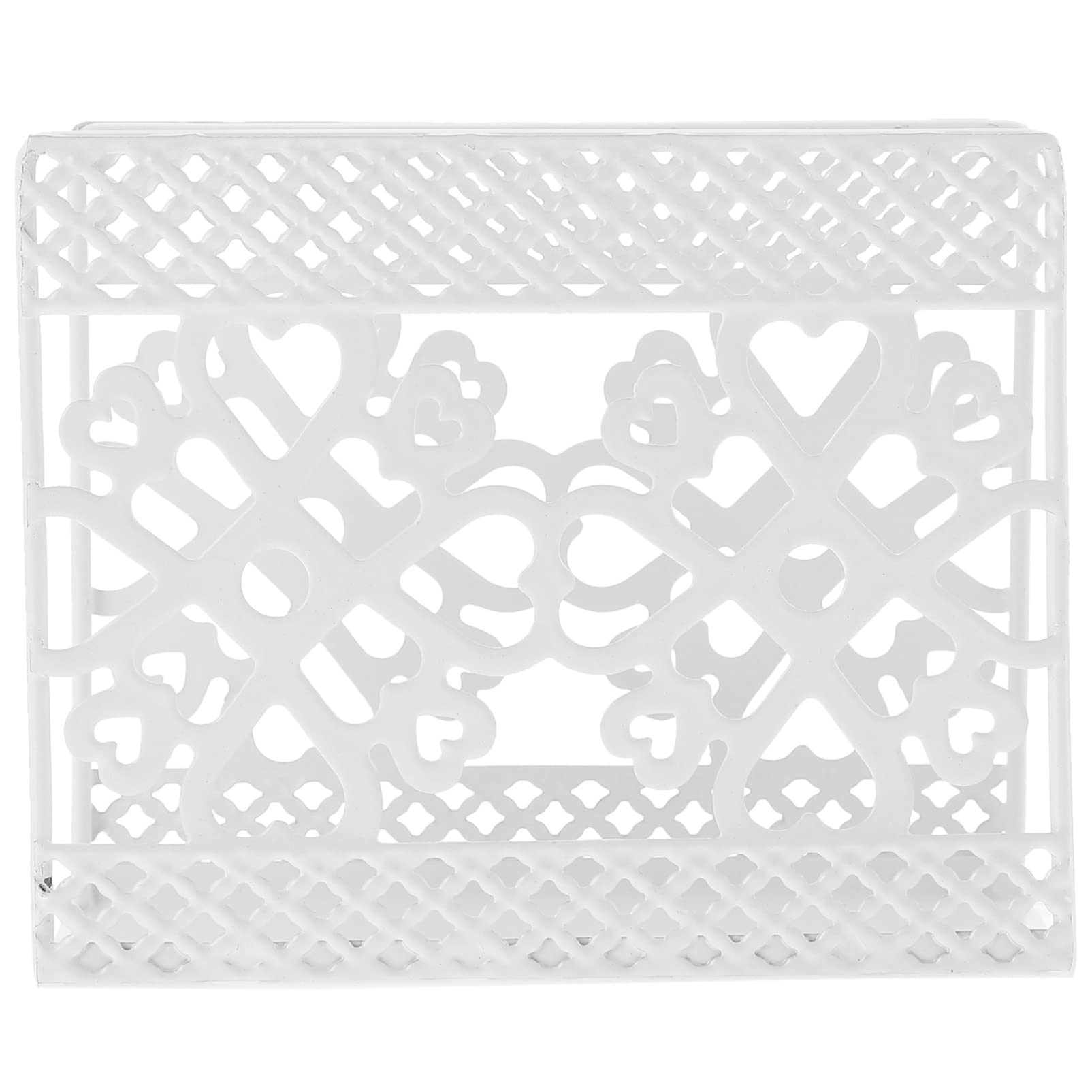 Stainless Steel Napkin Holder - Heavy Duty Iron Paper Napkin Stand for Restaurants, Kitchen & Dining Table - Durable Tissue Organizer Rack for Home, Office & Party Use