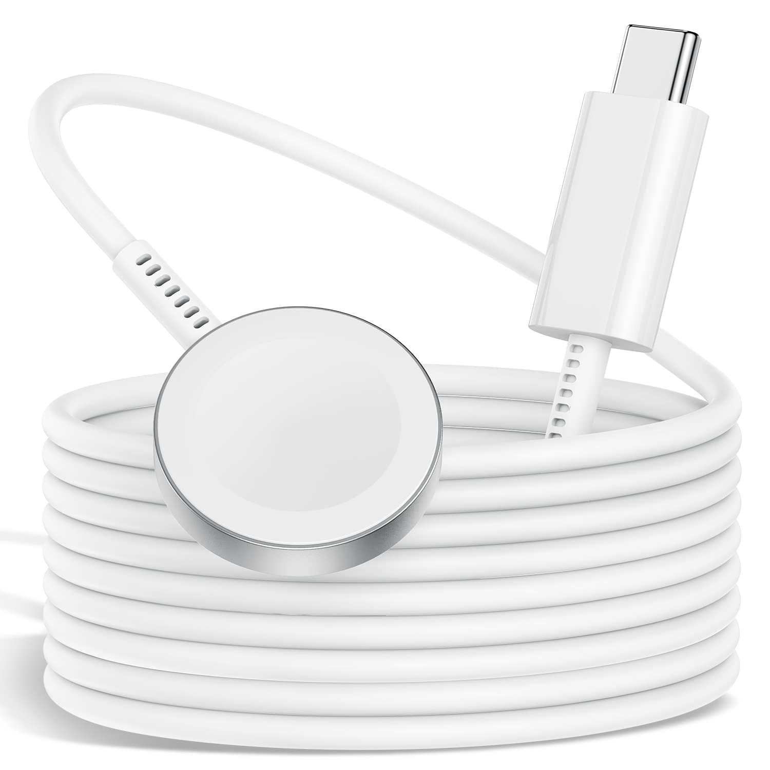 Magnetic Fast Charging Cable for Apple Watch - 6FT Portable Wireless Charger Compatible with Apple Watch Ultra/Series 8/7/6/SE/5/4/3 - Perfect for Travel, Office & Home Use