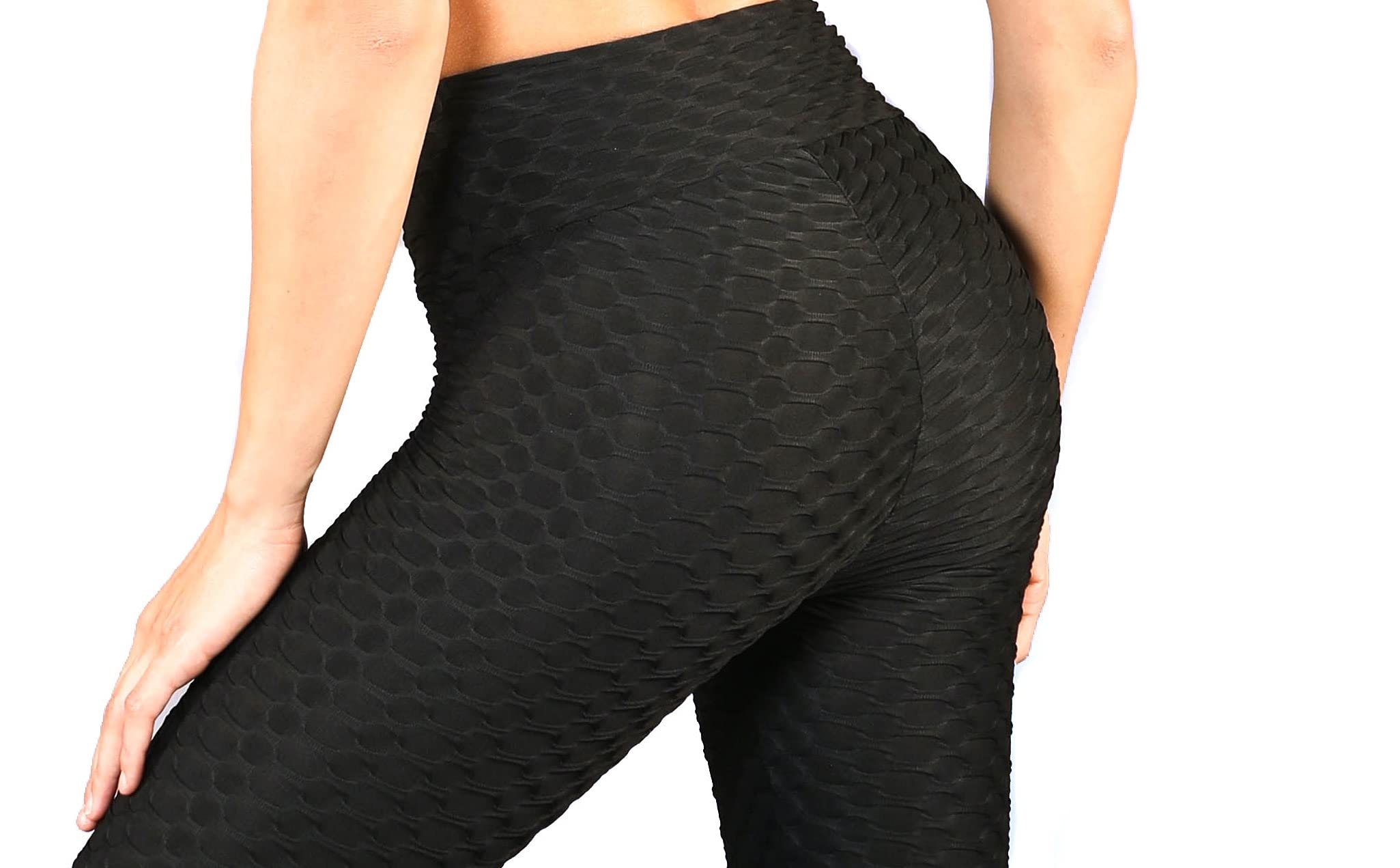 GOLDHAUS Women's Scrunch Butt Lifting High Waisted Yoga Leggings - Tummy Control Workout Pants with Anti-Cellulite & Tie Dye Design | Perfect for Gym, TikTok Videos & Everyday Wear