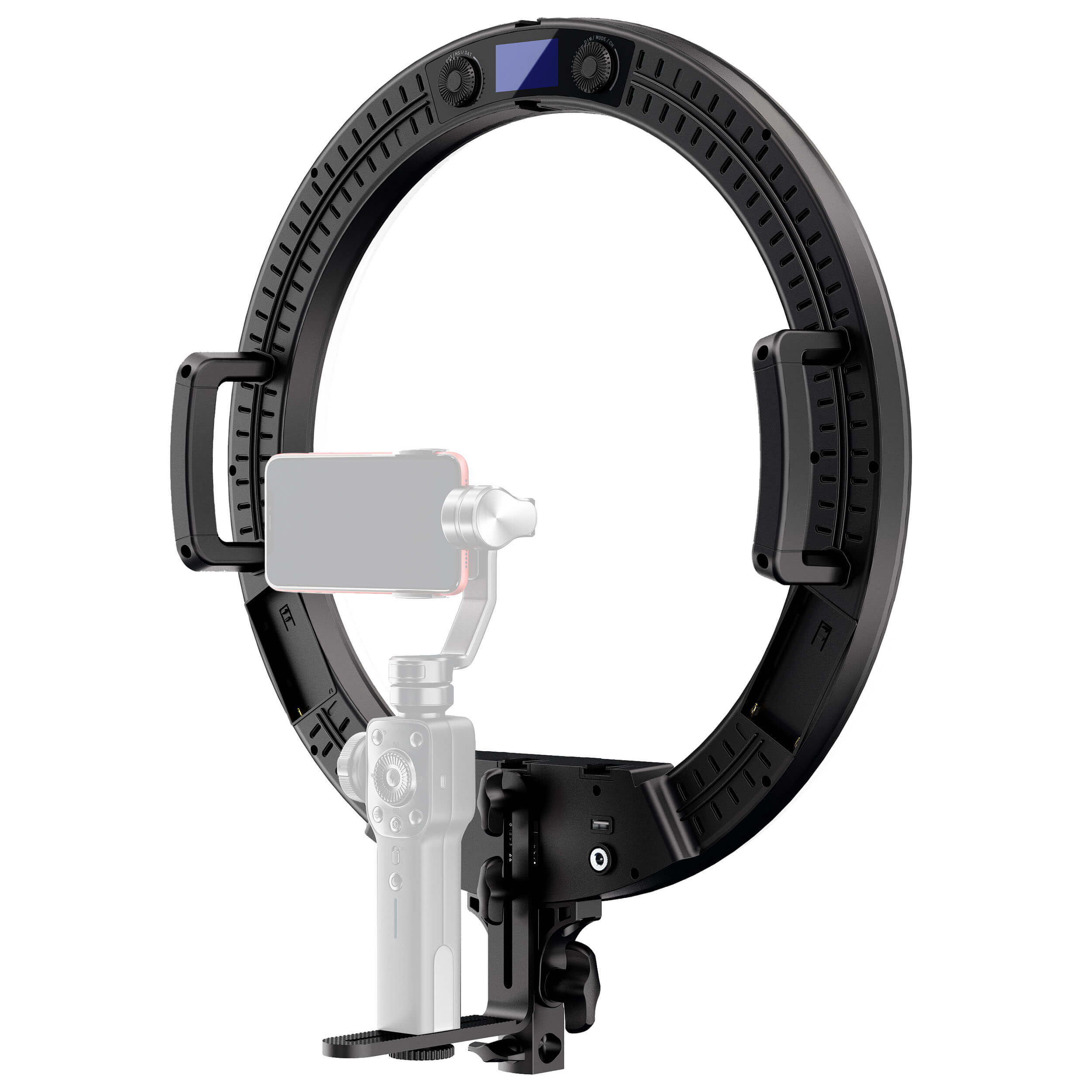 RICO240 II RGB Dimmable LED Ring Light for Photography - Professional Studio Lighting for YouTube, TikTok Videos, Live Streaming & Portrait Photography
