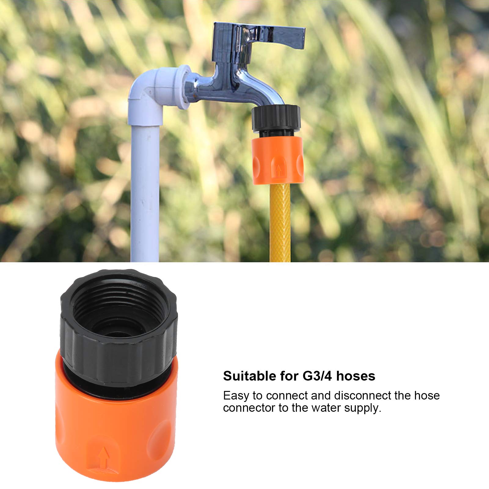 12Pcs Quick Connect Hose Couplings - G3/4