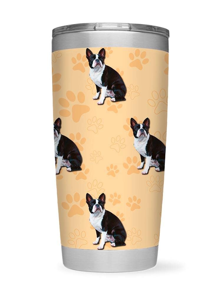 French Bulldog Tumbler - Insulated Stainless Steel Travel Mug for Hot & Cold Drinks - Cute Dog Lover Gift for Office, Gym, or Outdoor Adventures