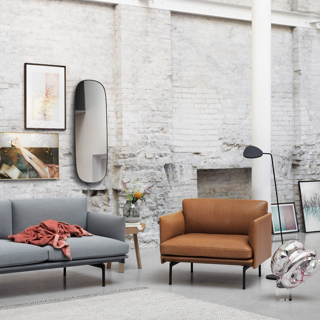 Anderssen Voll Framed Mirror by Muuto - Modern Scandinavian Wall Mirror for Living Room, Bedroom & Entryway Decor
