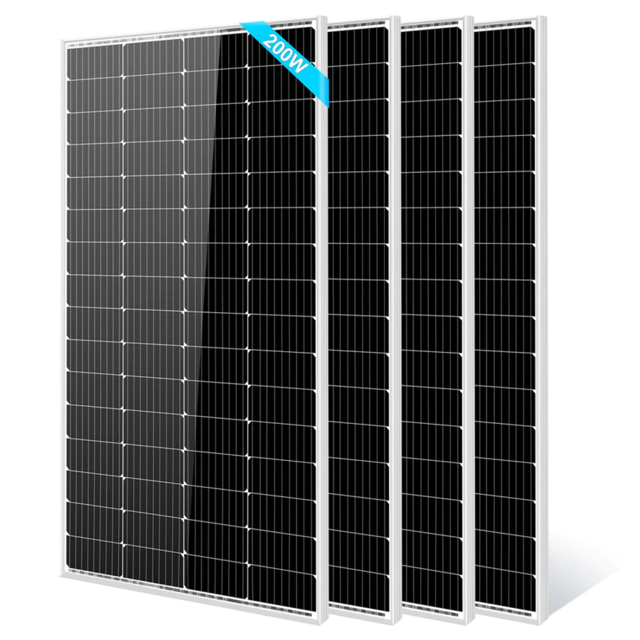 SunGoldPower 200W Monocrystalline Solar Panel - High Efficiency 12V Solar Panel for RV, Boat, Off-Grid & Home Use | SG 2P200WM