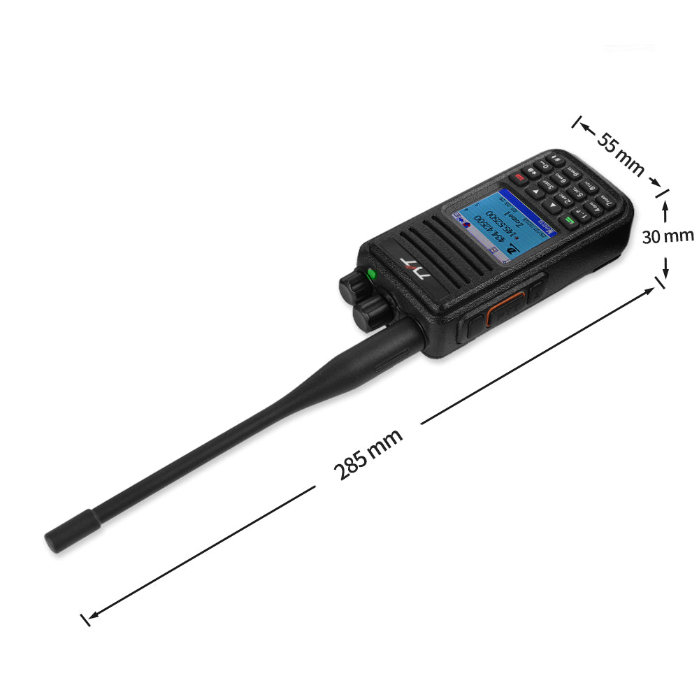 TYT MD-UV380G Dual Band DMR Two-Way Radio with GPS, 2000mAh Battery - Perfect for Outdoor Adventures, Emergency Communication, and Business Use