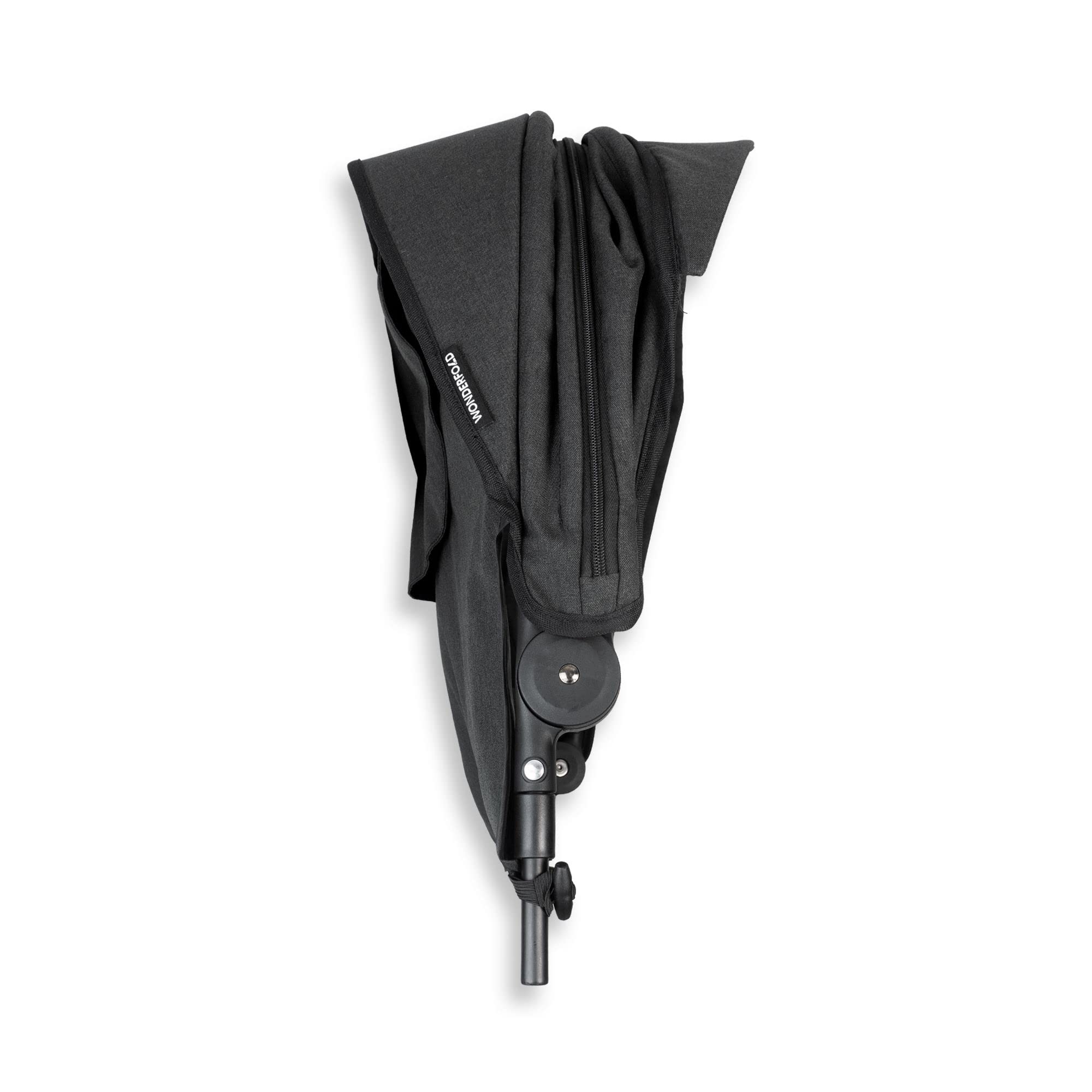 WONDERFOLD Retractable Stroller Canopy with Peek-a-Boo Window & Sun Visor - Breathable Mesh Panels for Airflow (Fits W4 Series) - Perfect for Sunny Outings & Baby Walks
