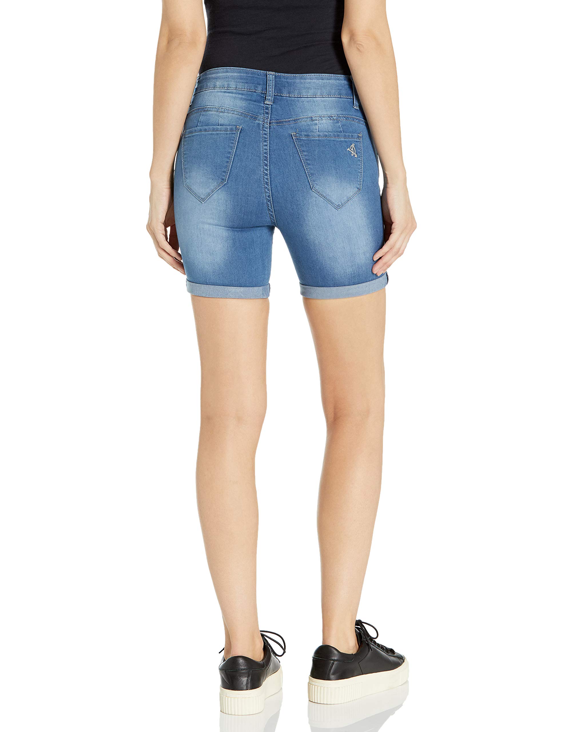 V.I.P. JEANS Women's High Waist Acid Wash Denim Jeans - Light Blue Stretch Skinny Jeans for Women | Summer Casual Wear, Street Style & Everyday Outfits