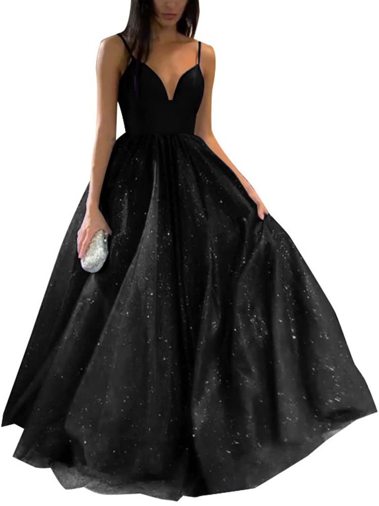 Sparkly Puffy Prom Dresses for Women - Long Ball Gown with Sweetheart Neckline | Elegant Formal Evening Gowns for Prom, Homecoming, and Special Occasions