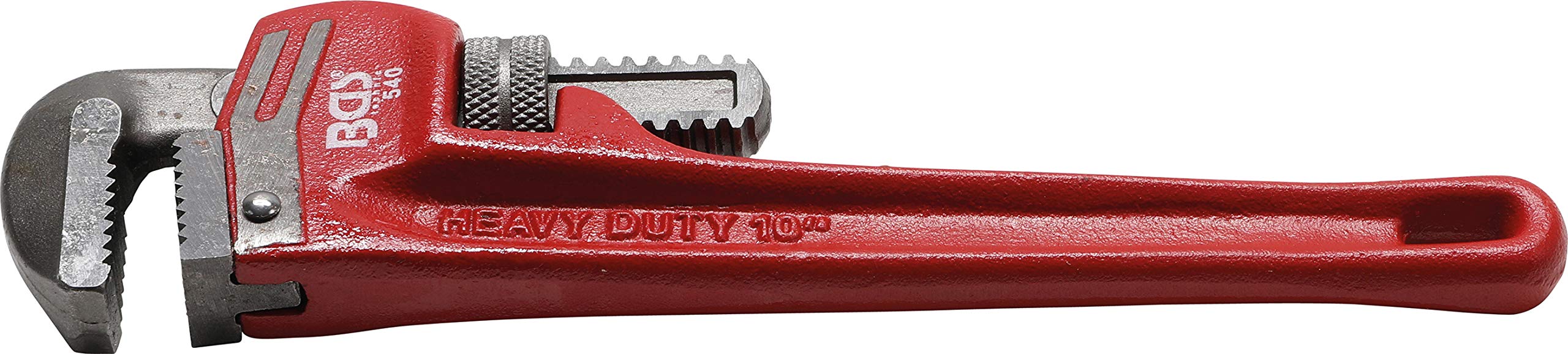 BGS One-Hand Pipe Wrench 540 - Heavy Duty Adjustable Plumbing Tool for DIY Home Repairs, Plumbing Projects, and Professional Use