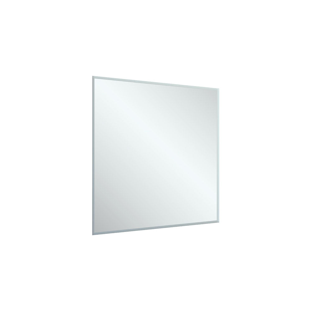 Fienza BEM 9090 Bevel Edge Rectangular Wall Mirror 36x36 Inches - Modern Frameless Bathroom Vanity Mirror for Home Decor, Bedroom & Entryway