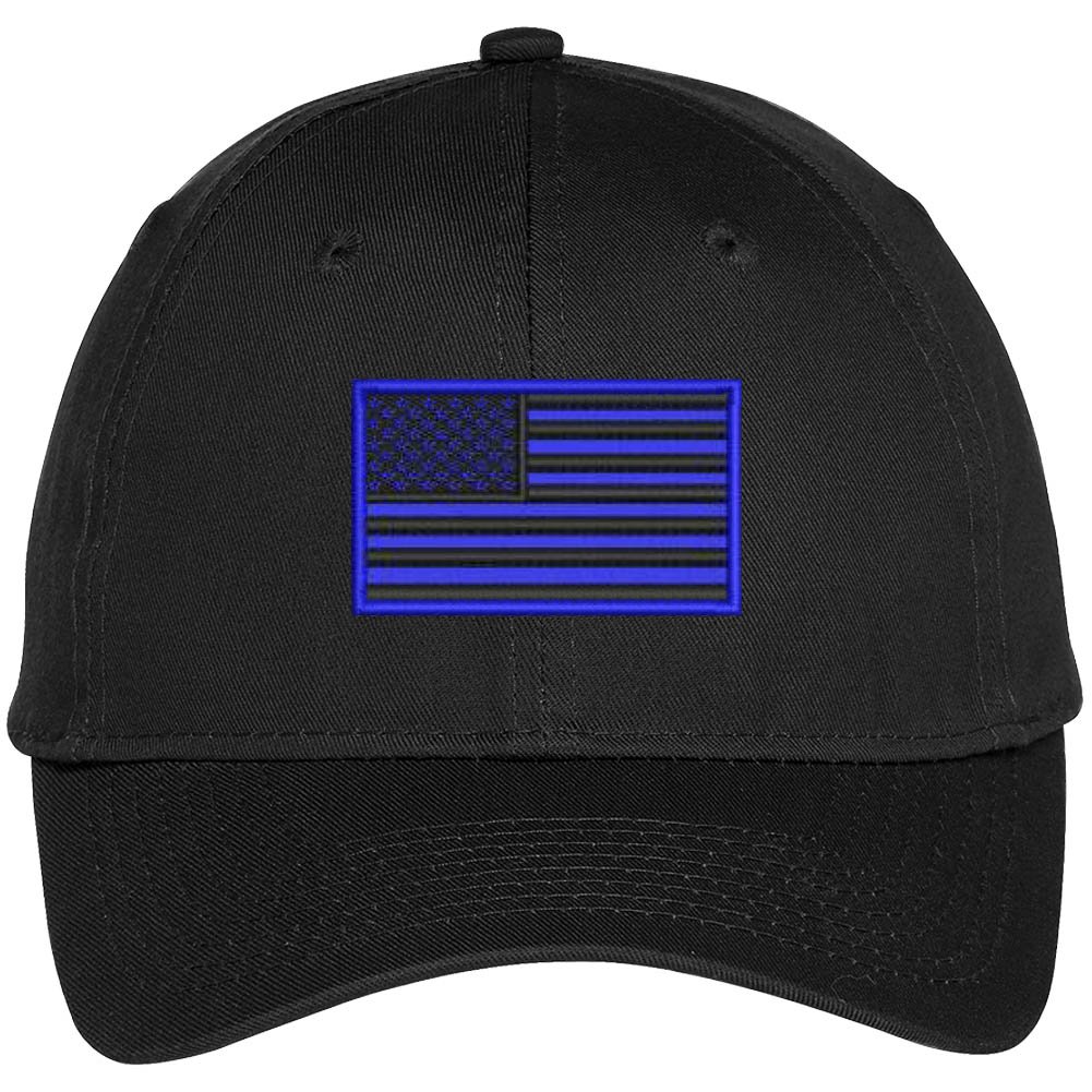 Trendy American Flag Embroidered Baseball Cap - Patriotic Blue Adjustable Hat for Men & Women | Perfect for 4th of July, Sports, and Outdoor Activities
