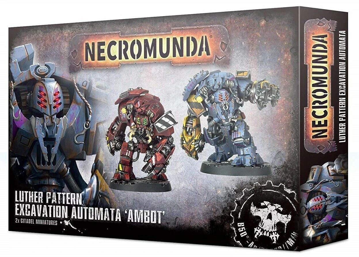 Games Workshop Necromunda: Ambot Automata - Miniature Model for Tabletop Wargaming & Sci-Fi Battles - Perfect for Warhammer 40K Fans & Collectors