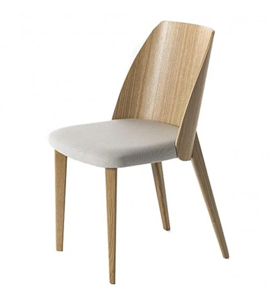 Bross Shell Dining Chair - Modern & Comfortable Wooden Seat for Kitchen, Dining Room, or Office - Perfect for Home Decor & Entertaining