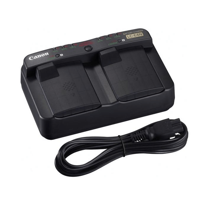 Original Canon LC-E4N Battery Charger for EOS 5D Mark IV, 6D, 7D, 80D - Fast Charging & LED Indicator - Perfect for Travel & Professional Photography