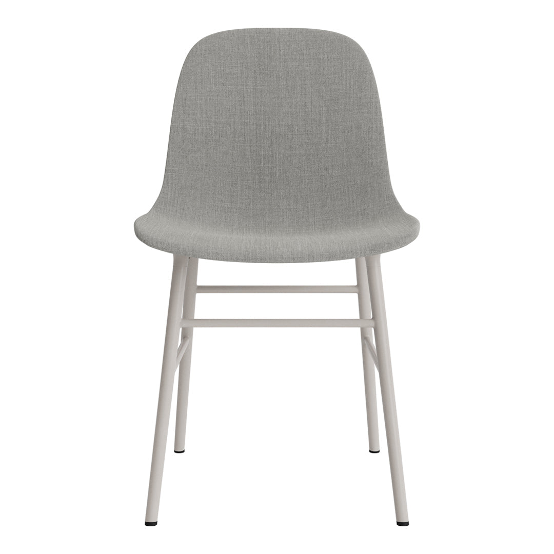 Modern Form Chair with Sturdy Metal Legs & Comfortable Upholstery - Perfect for Home Office, Living Room, or Dining Room Decor