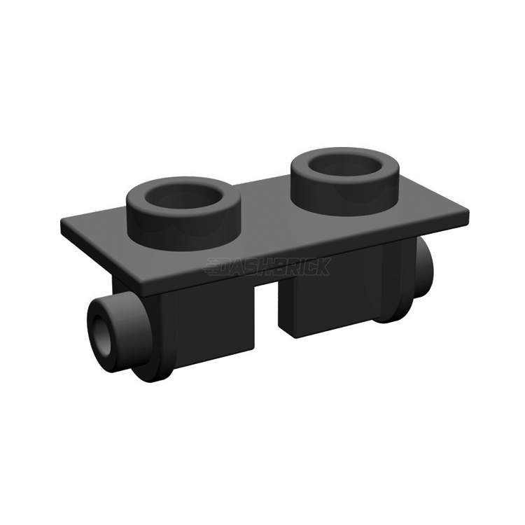 LEGO Hinge Brick 1 x 2 Top Plate in Dark Gray (Part 3938, Item 6176400) - Perfect for Building Custom LEGO Models, DIY Projects & Creative Play