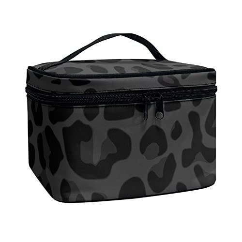 Black Grey Leopard Pattern