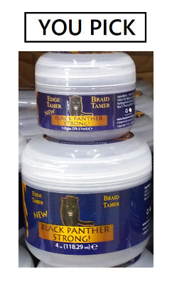 Black Panther Edge Control 1oz - Diamond Edges Hair Gel for Strong Hold & Shine - Perfect for Braids, Twist Outs & Natural Hairstyles
