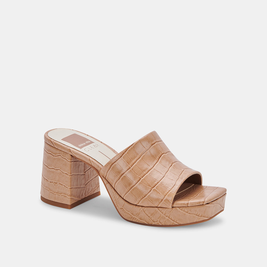 MARSHA HEELS CAFE EMBOSSED STELLA Women's Fashion High Heel Shoes - Stylish & Comfortable for Parties, Weddings & Office Wear