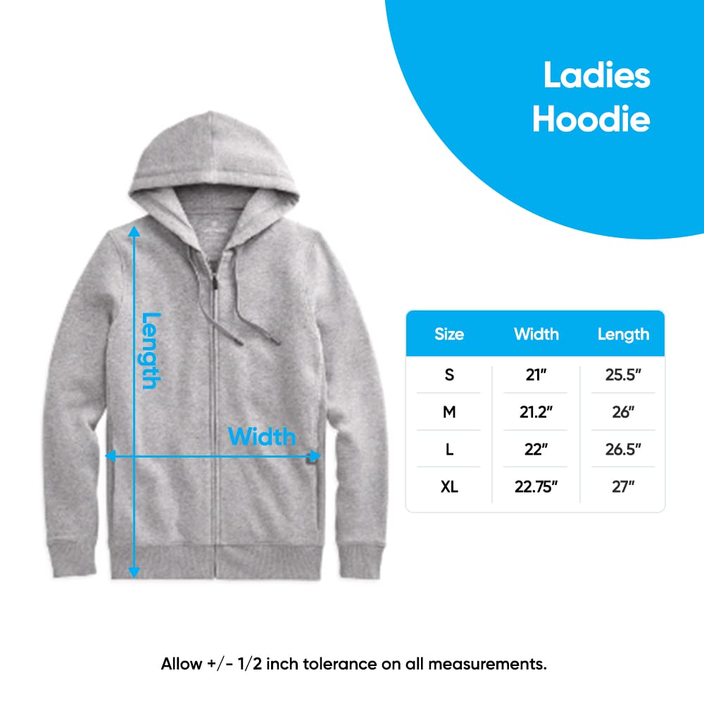 Disney Mickey Mouse Classic Zip-Up Hoodie for Women - Mickey and Minnie Mouse Design - Cozy Pullover Sweatshirt for Casual Wear, Lounge, and Disney Theme Parties
