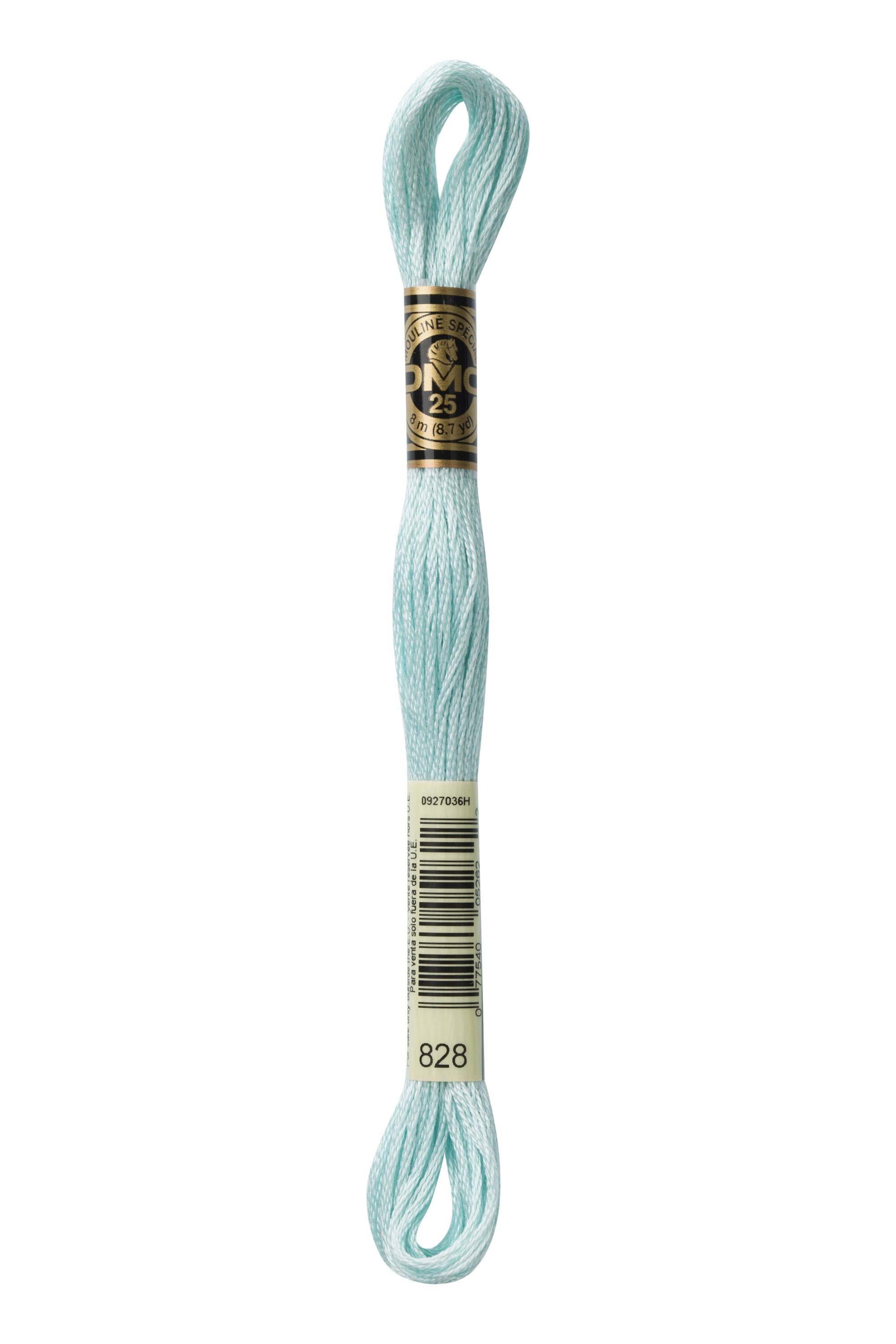 DMC 828 Cotton Embroidery Floss - 6 Stranded Premium Thread for Cross Stitch, Needlepoint & Hand Embroidery - Perfect for DIY Crafts, Scrapbooking & Home Decor Projects