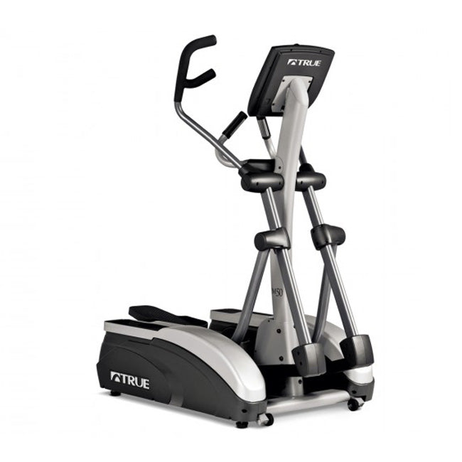 TRUE Fitness M50 Elliptical Trainer - Low Impact Cardio Machine for Home Gym, Full Body Workout Equipment - Perfect for Weight Loss & Indoor Fitness Training