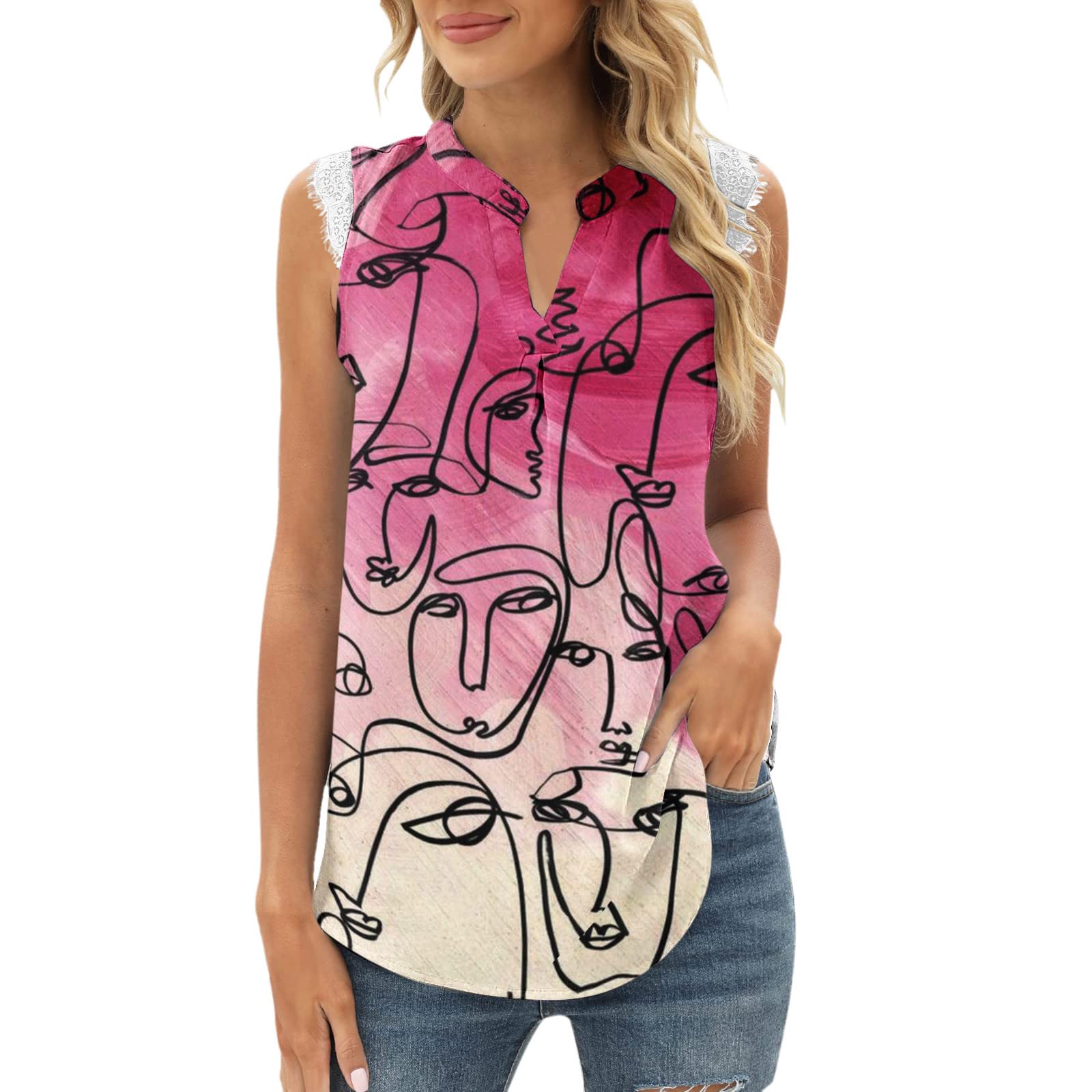Plus Size Women's Cap Sleeve Blouses - Casual Loose Fit Basic T-Shirts & Tank Tops for Everyday Wear | Comfortable Summer Outfits & Layering Essentials