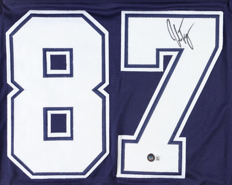 Jake Ferguson Dallas Cowboys Signed Navy Blue Football Jersey - Authentic NFL Memorabilia for Collectors & Fans - Perfect for Display, Gifts & Game Day