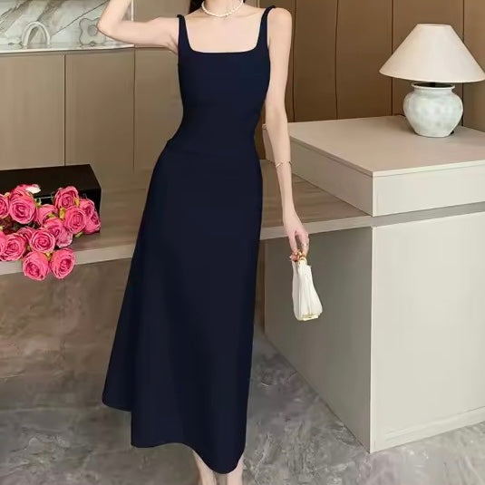 Gracie Elegant Maxi Dress for Women - Flowy Long Summer Dress with Side Slits, Perfect for Beach, Wedding & Evening Occasions