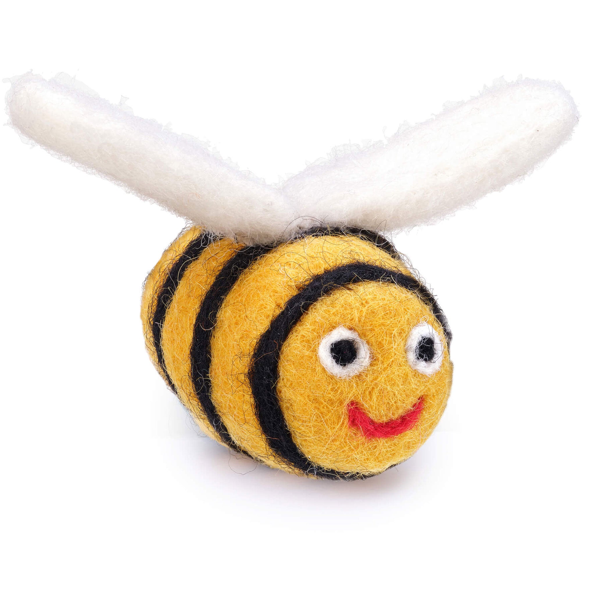 Organic Catnip Toy for Cats - The Foggy Dog Bumble Bee - Fun & Safe Interactive Play for Indoor & Outdoor Cats
