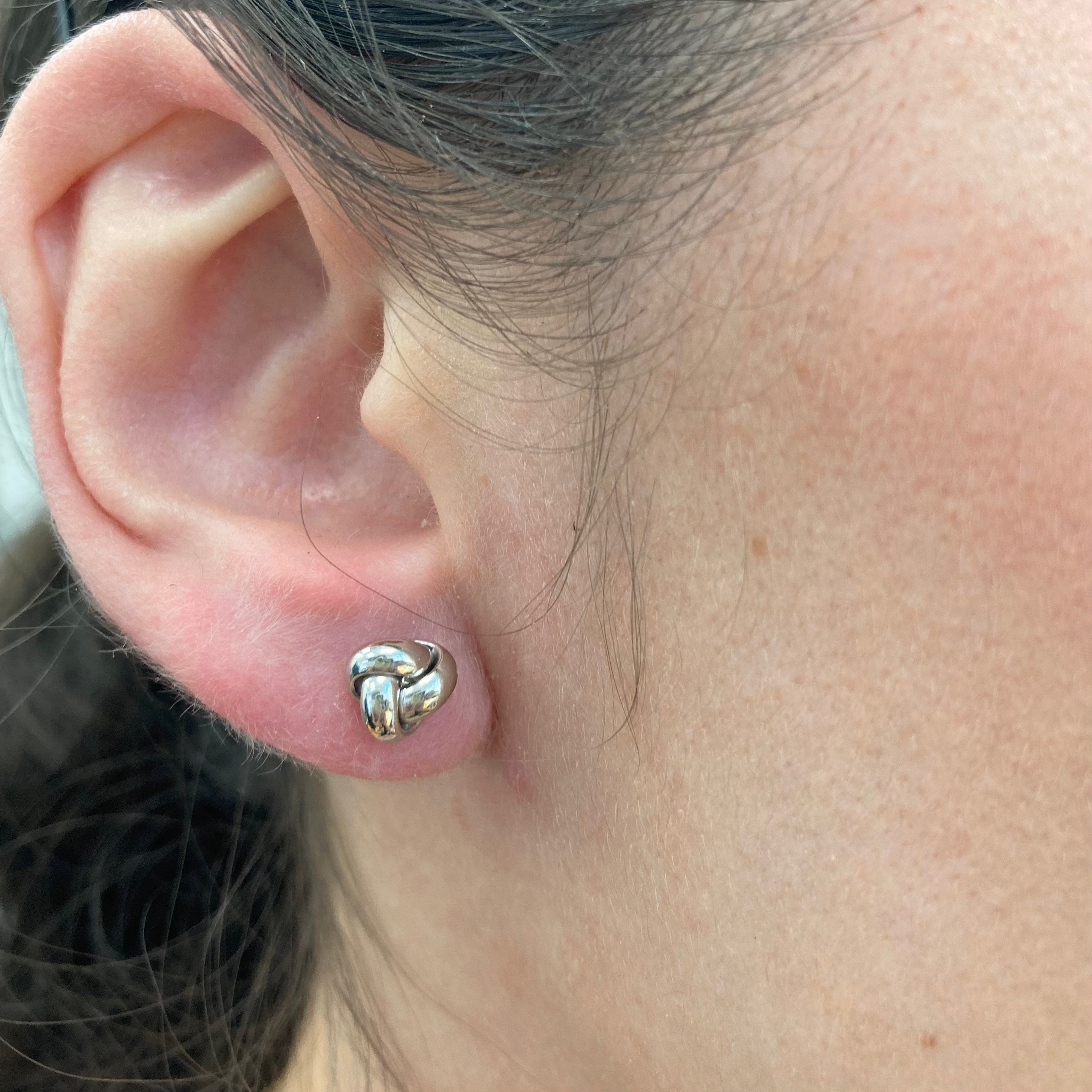 100 Ways Knot Stud Earrings for Women - Sterling Silver & Gold Plated Options - Perfect for Everyday Wear, Parties & Gifts