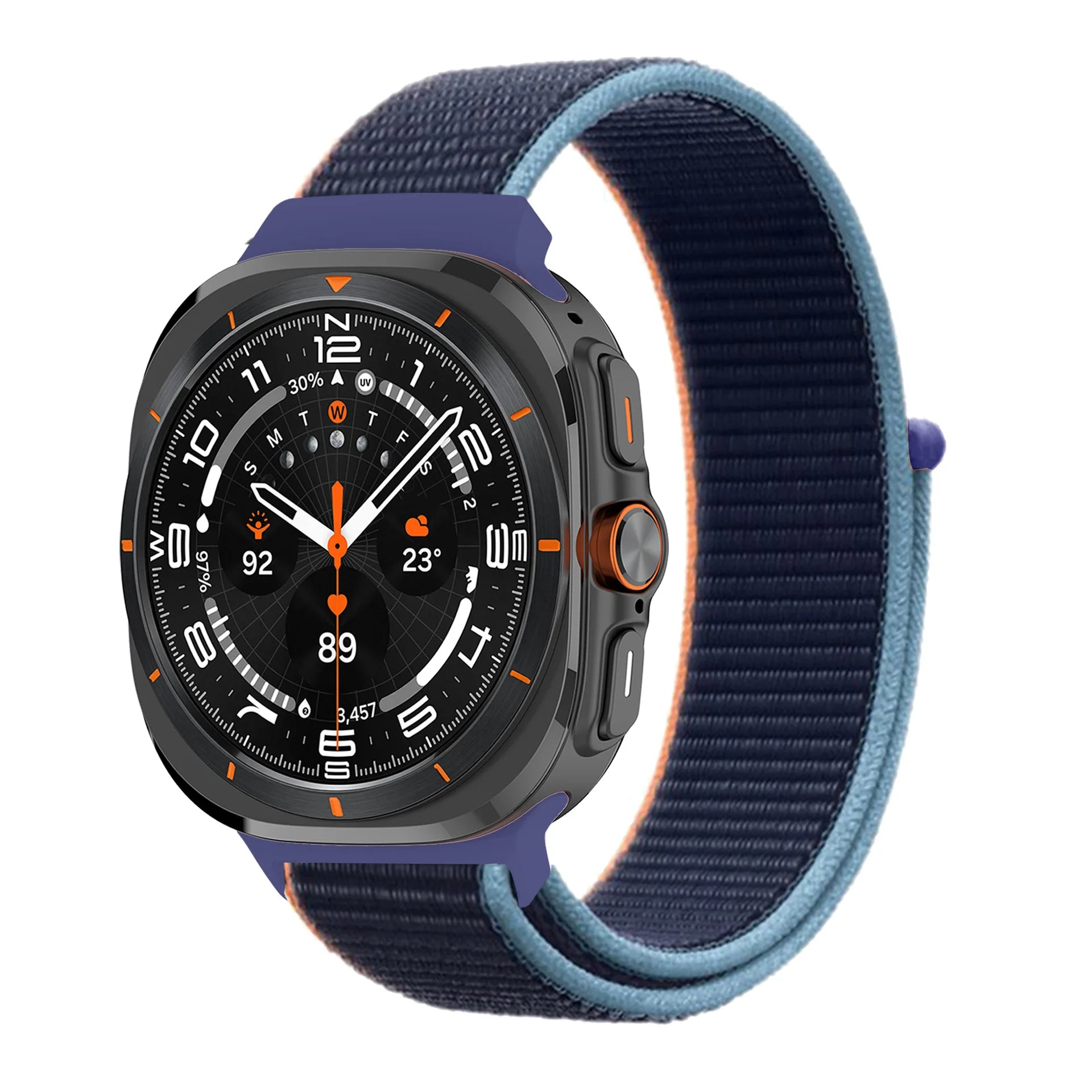 Durable Nylon Sports Bands for Samsung Watch Ultra - Comfortable & Adjustable Strap for Running, Gym Workouts & Outdoor Activities