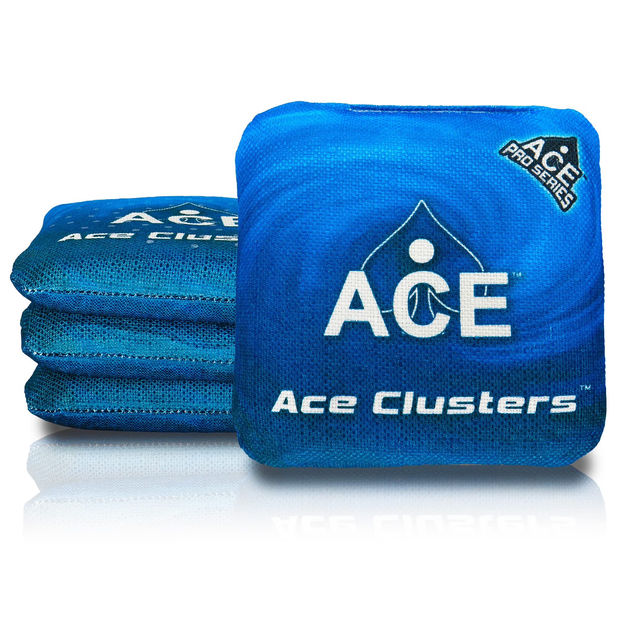 Ace Clusters | ACE Pro Cornhole Bags + PRO Kits Set of 4 | Premium Cluster Pad Technology | Dual-Sided All-Weather Slick Stick | Optional Break-In & Carrying Case | Perfect for Backyard Games, Tailgating & Outdoor Parties