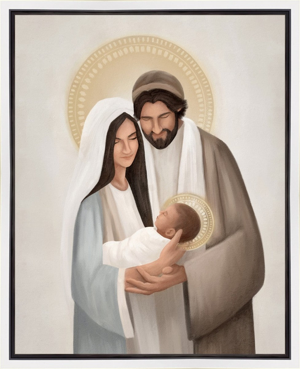 Holy Family Gallery Wrap Canvas - Religious Wall Art for Home Decor, Perfect for Living Room, Bedroom & Church