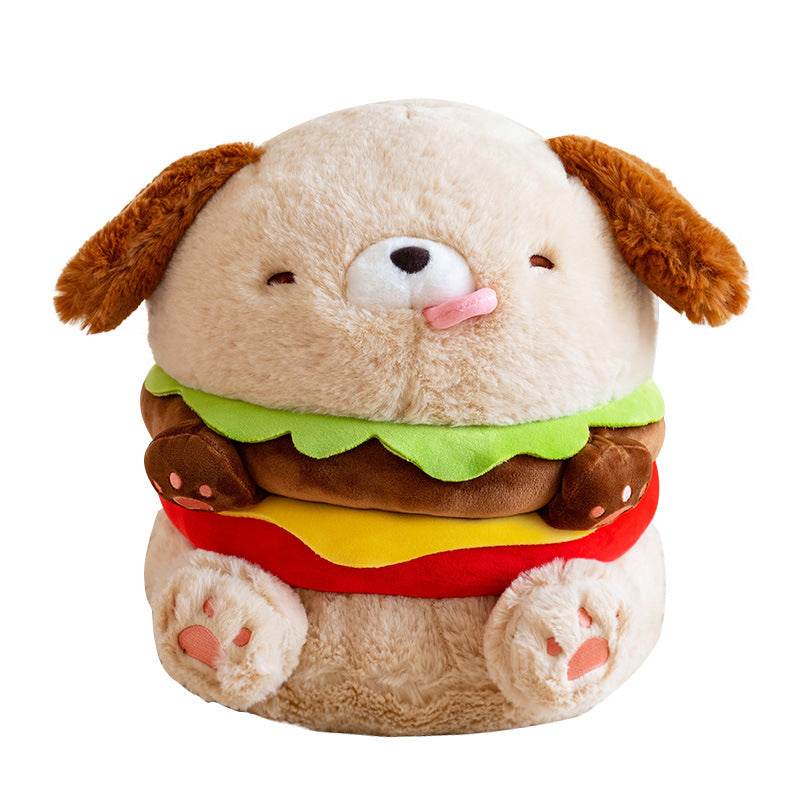 Bun Buddy Burger Plush Toy - Soft & Cute Stuffed Hamburger for Kids & Collectors | Perfect for Playtime, Room Decor & Gift Giving