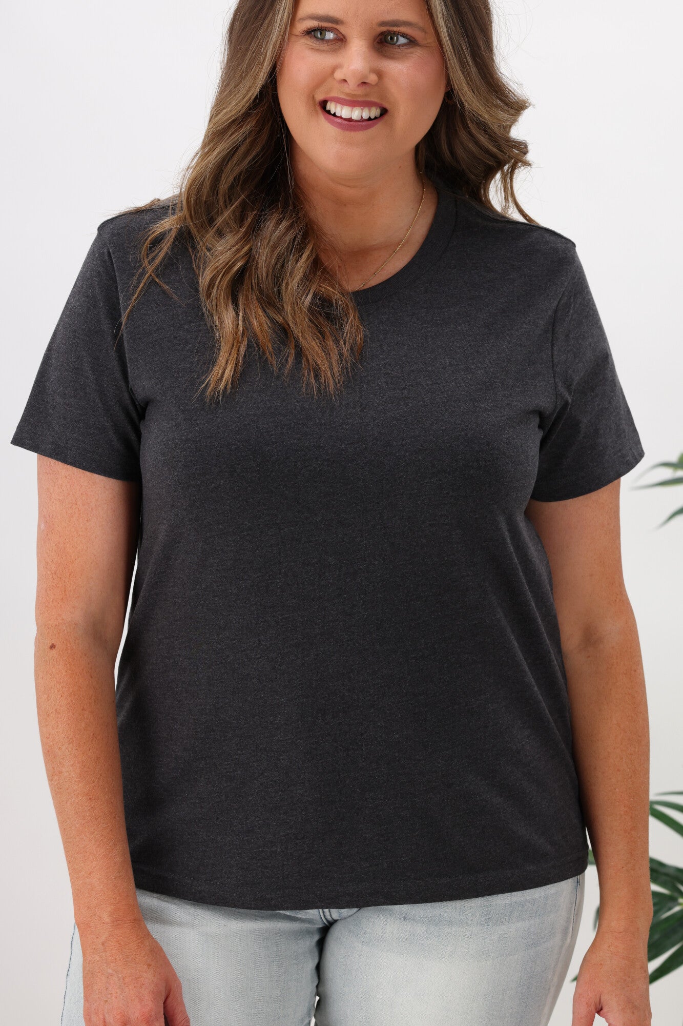 AS Colour Maple Tee Asphalt Marle - Premium Cotton T-Shirt for Men & Women | Comfortable Casual Wear for Everyday, Gym, and Street Style