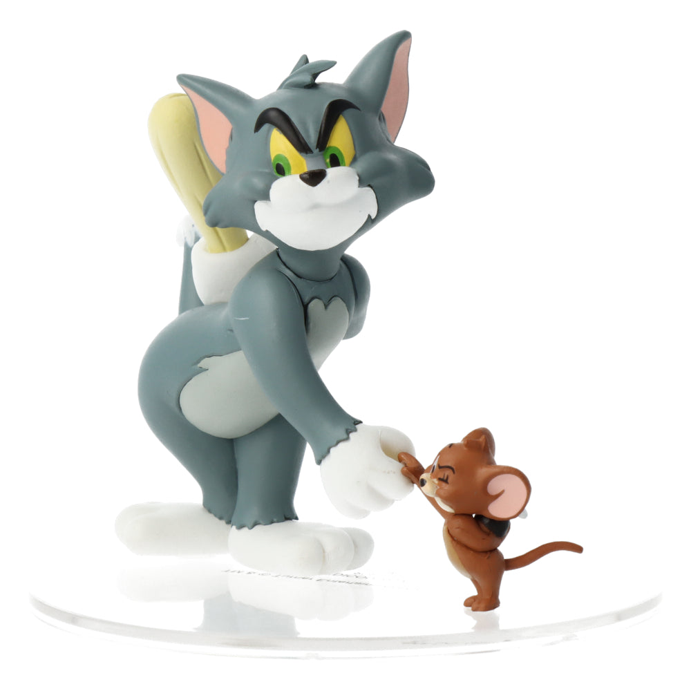 Tom & Jerry Collectible Figurine - Tom with Club & Jerry with Bomb - Perfect for Home Decor, Office Display, and Cartoon Lovers Gift