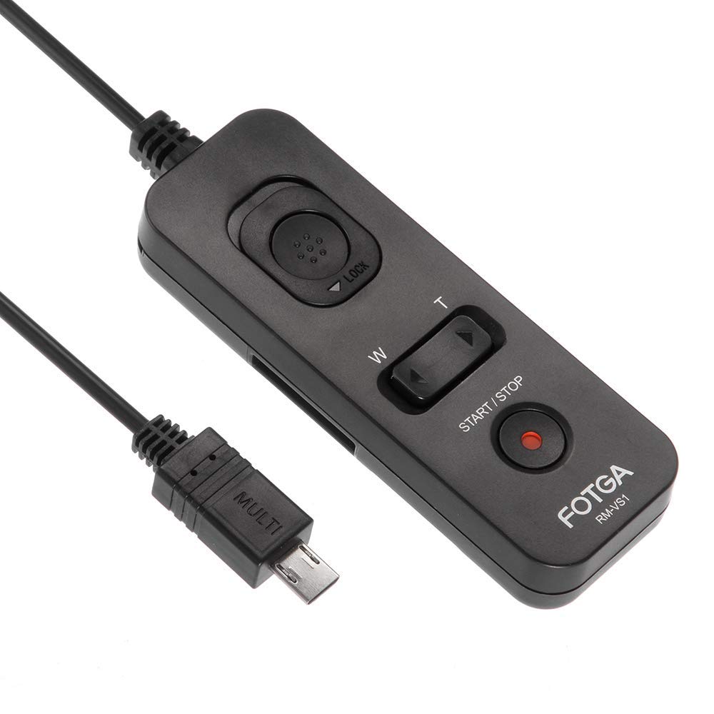 Fotga 3.3ft Wired Remote Shutter Release Cable for Sony Cameras - Compatible with A6500, A6300, A6000, A6400, A7, A7S, A7R II/III, A9, RX100 IV/V/VI, RX10 III/IV, A77II, A99II - Perfect for Time-Lapse, Long Exposure & Group Photography