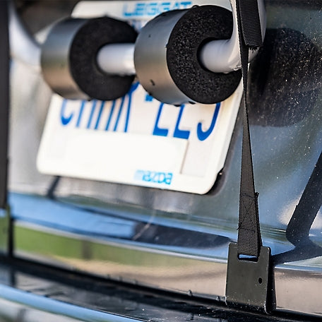 DK2 BCR190 Aluminum Trunk Mount Bike Rack - Holds 3 Bikes, 81 lb Capacity - Perfect for Road Trips, Camping & Family Cycling Adventures