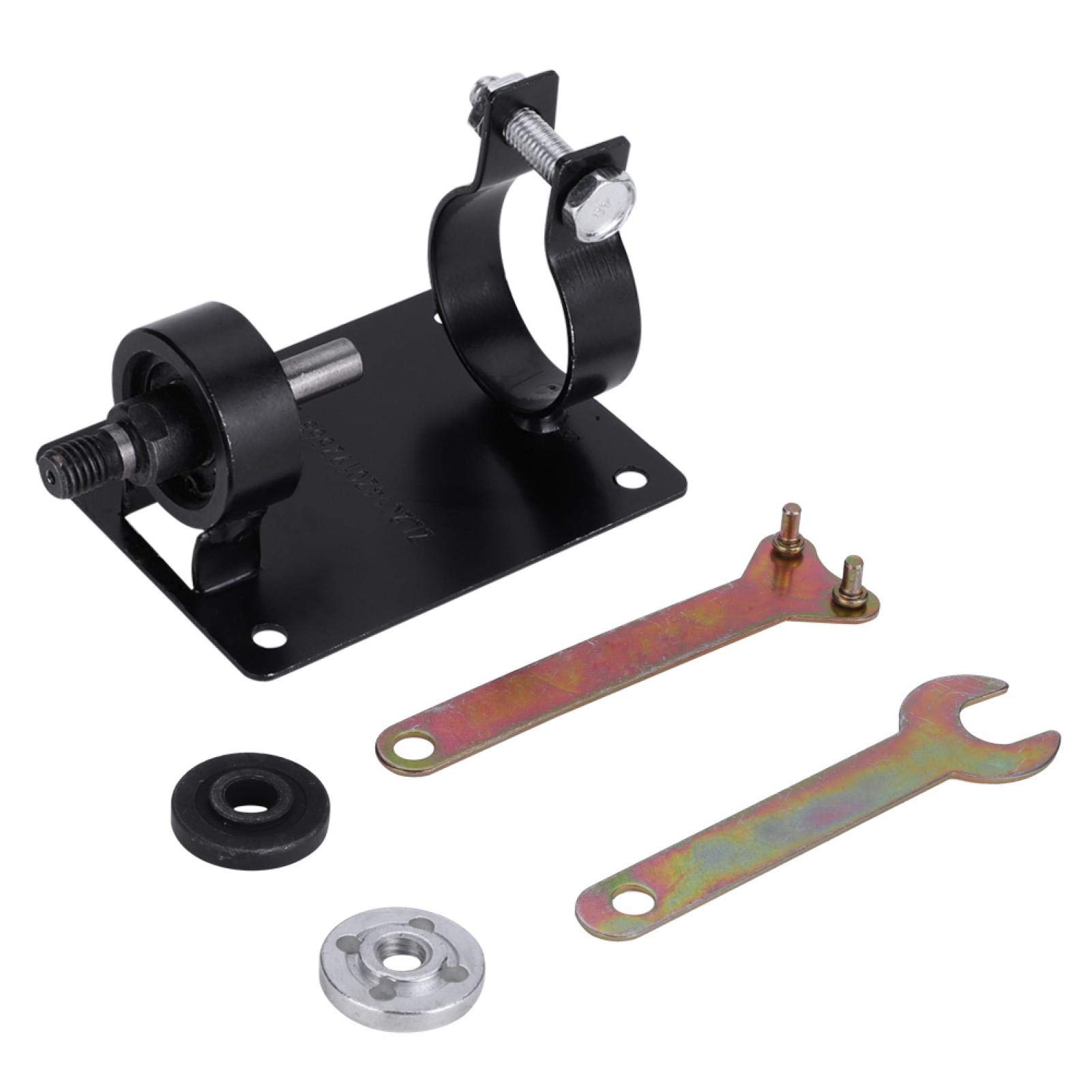 10MM Electric Drill Stand Holder Set with 2 Wrenches - Stable Cutting, Polishing & Grinding Bracket for DIY Projects, Metalworking & Woodworking - Perfect for Workshop, Garage & Home Improvement
