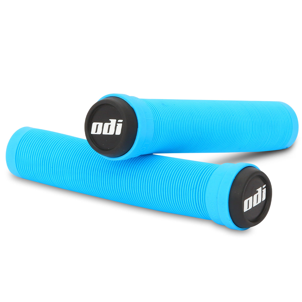 ODI LongNeck Softies Flangeless Grips - Comfortable Bike Handlebar Grips for Mountain Bikes & BMX - Perfect for Off-Road Cycling and Urban Commuting