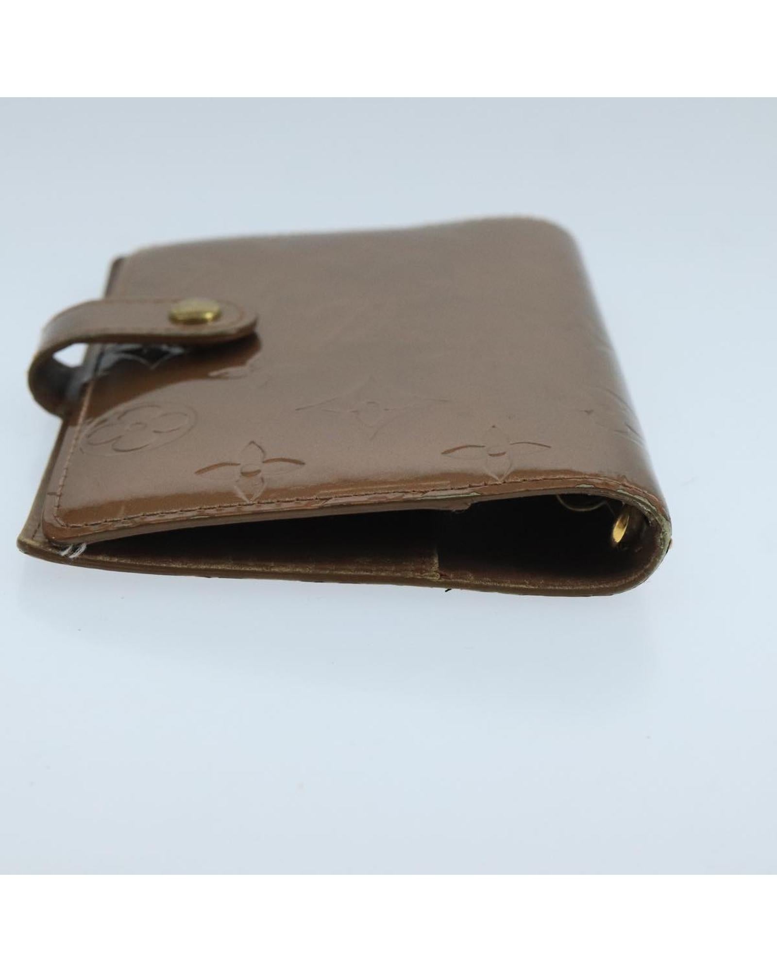 Louis Vuitton Monogram Vernis Leather PM Agenda Planner - Stylish & Functional Organizer for Work, School & Daily Planning