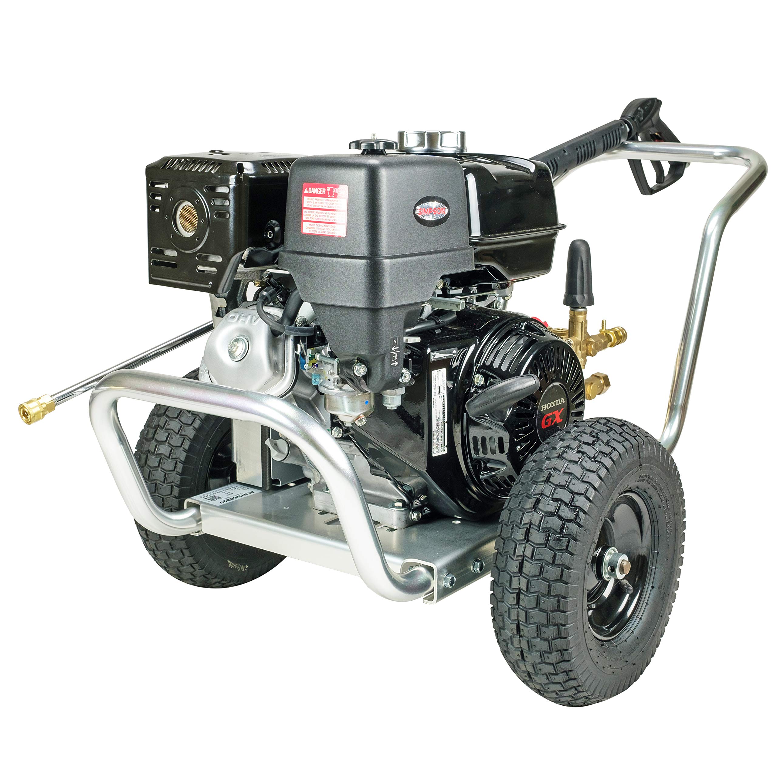 Simpson 4200 PSI Gas Pressure Washer with Honda Engine - Powerful Cleaning for Driveways & Decks