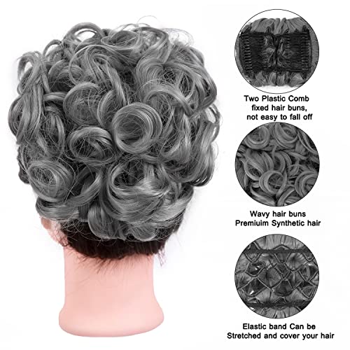 Messy Bun Hair Clip - Perfect for Curly Hair, Easy Chignon Updo for Women | Great for Work, Parties & Everyday Wear
