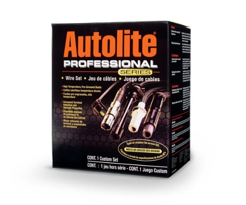 Autolite 96199 High Performance Spark Plug Wire Set - Compatible with Ford, Chevy, Dodge - Durable Ignition Wires for Smooth Engine Performance (Perfect for Daily Commuting, Off-Roading & Performance Upgrades)