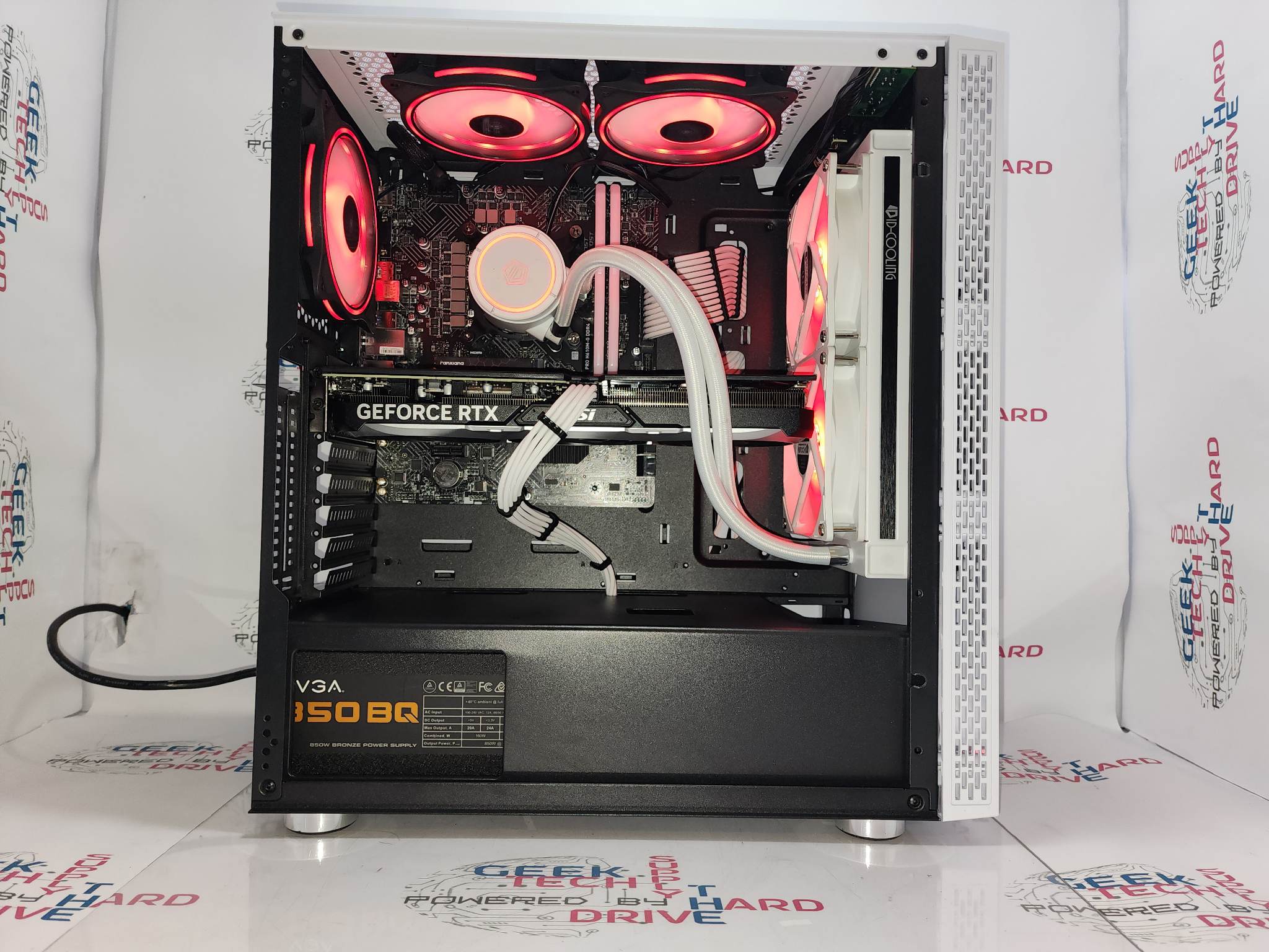 Pinnacle High-Performance Gaming Desktop PC - Intel Core i9, NVIDIA RTX 3080 Ti, 500GB/1TB/2TB SSD, 32GB/64GB RAM, Liquid Cooling, WiFi - Black & White (Perfect for Esports, Streaming & 4K Gaming)