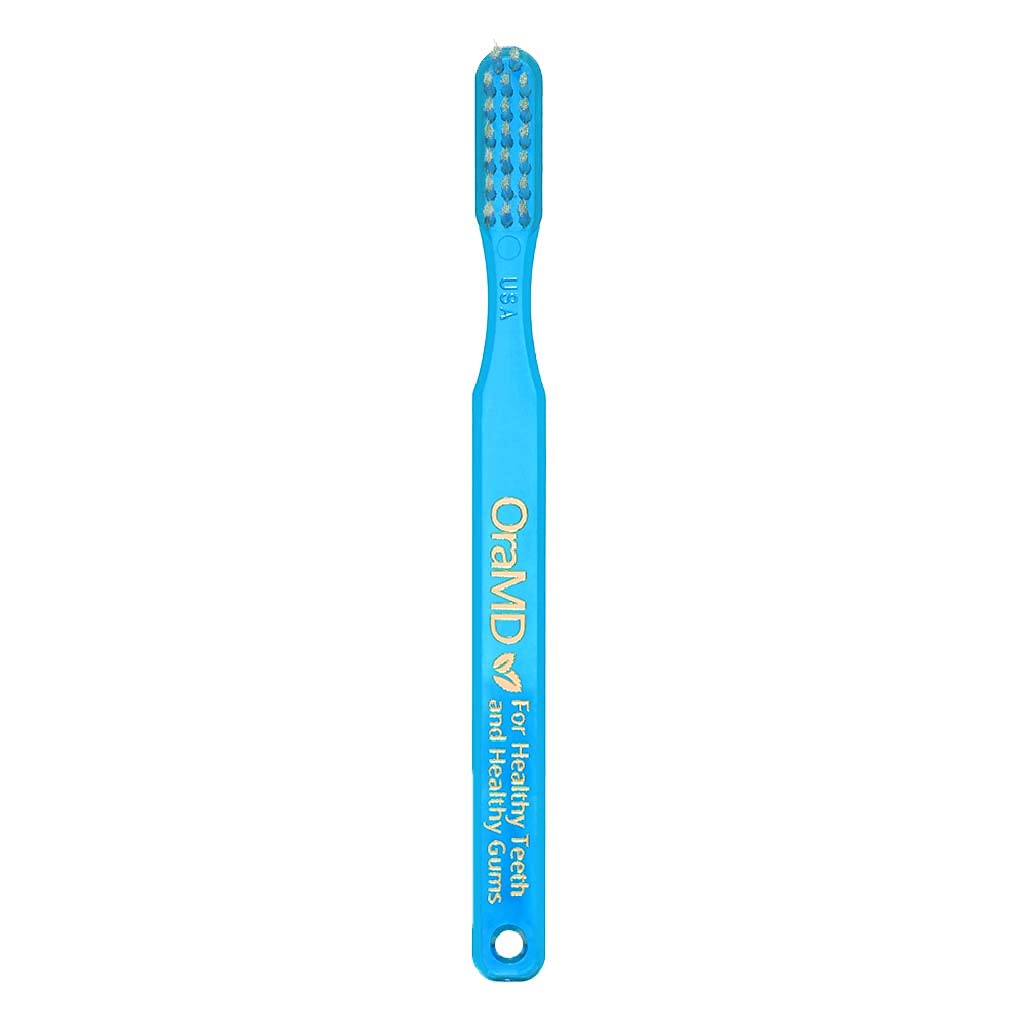 OraMD Soft Bristle Toothbrush for Sensitive Teeth & Gums - Gentle Nylon Bristles Adult Toothbrush - 6 Pack | Dentist-Recommended for Daily Oral Care, Travel & Family Use